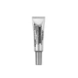 Small silver tube with silver cap containing eye tightening formula with black text on white label.