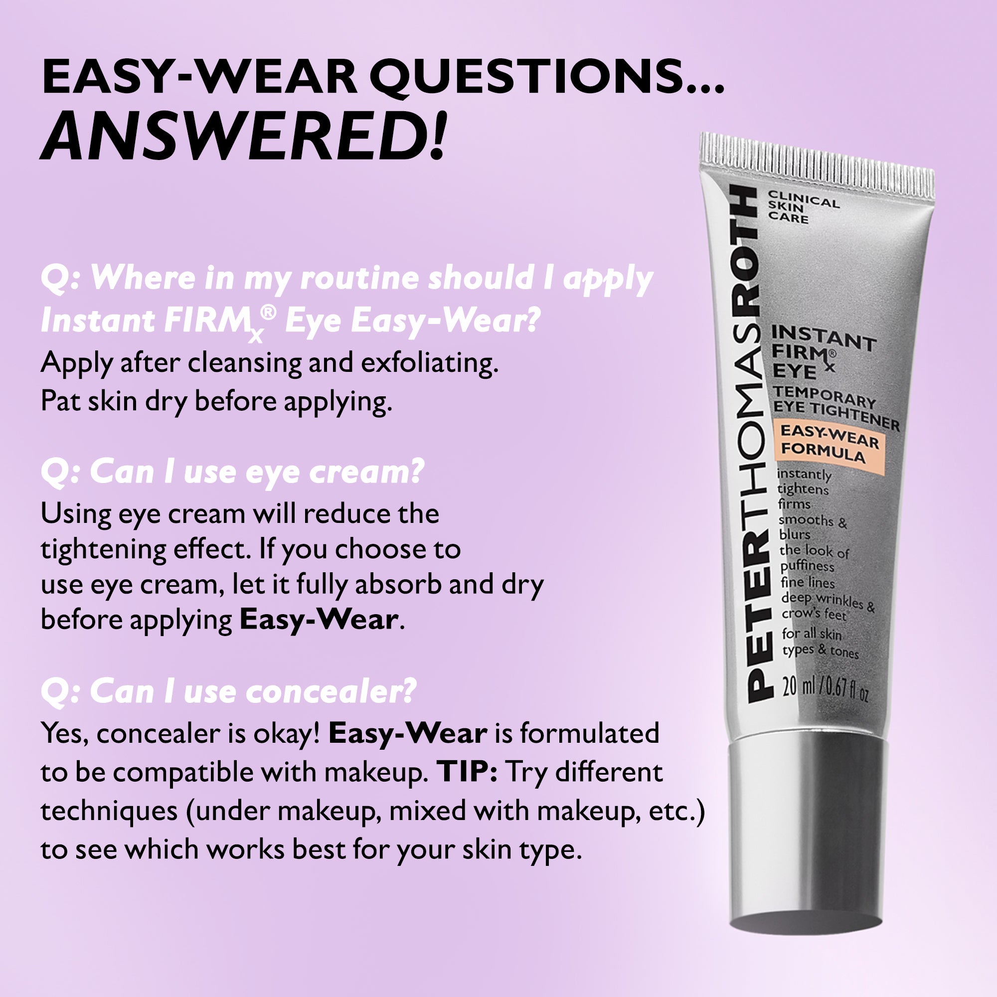 Peter Thomas Roth インスタントファームXタイトナー100ml Amazon.com: Peter Thomas Roth | Instant FIRMx® Temporary