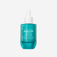 Turquoise glass dropper bottle with white cap containing 30 ml collagen serum.