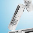 White cylindrical bottle with gray cap containing Un-Wrinkle eye concentrate, 30 ml / 1 oz size.