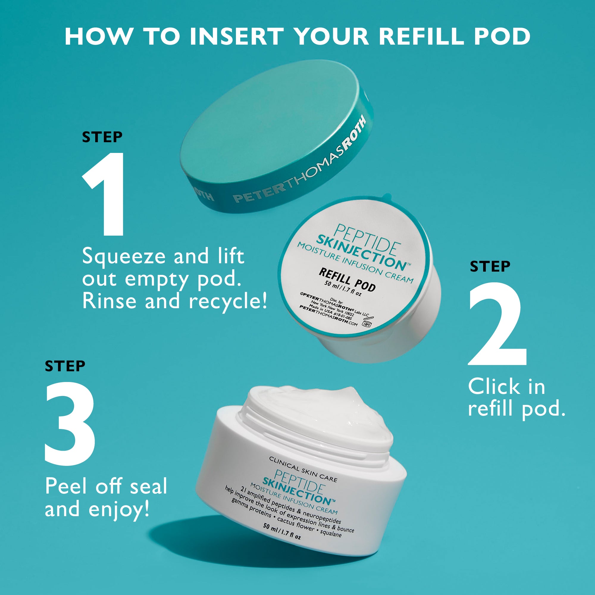 Peptide Skinjection Moisture Infusion Cream | 50ml