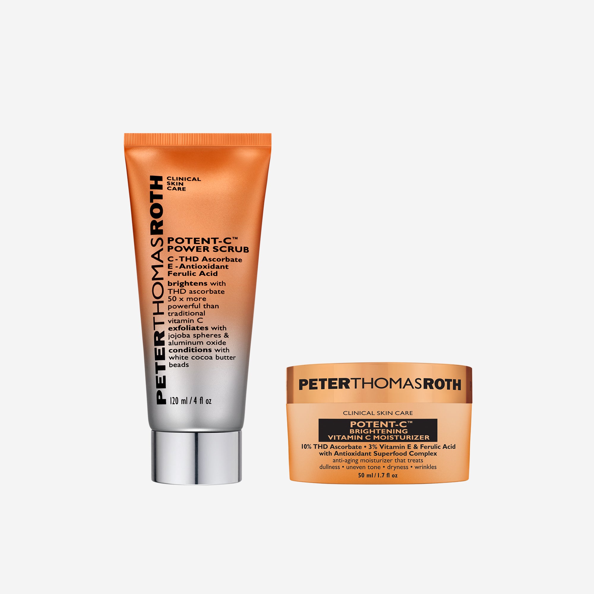 Full-Size Potent-C Moisturizer & Scrub Duo 2-Piece Kit|2 pieces